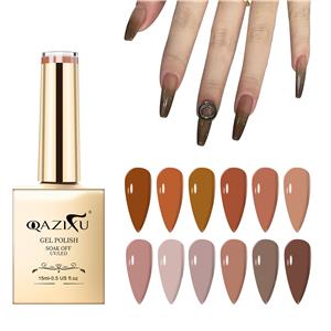 New Launch Hot Selling Promotional high quality OEM/ODM gel polish collection 12colors pigment hema free gel nail polish set
