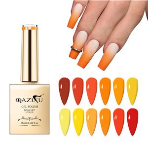 Chinese nail supplies salon free nail logo design Autumn pastel collection OEM nail gel polish set custom gel polish bottles